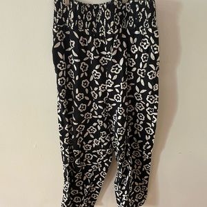 Lucy and Yak Kia Wide Leg Floral Trousers Size XL